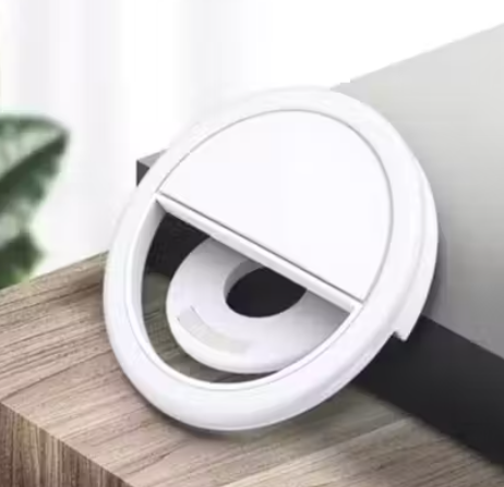 Mobile Selfie ring light with Three Mode of brightness for Selfie/Video/Blogging/Makeup