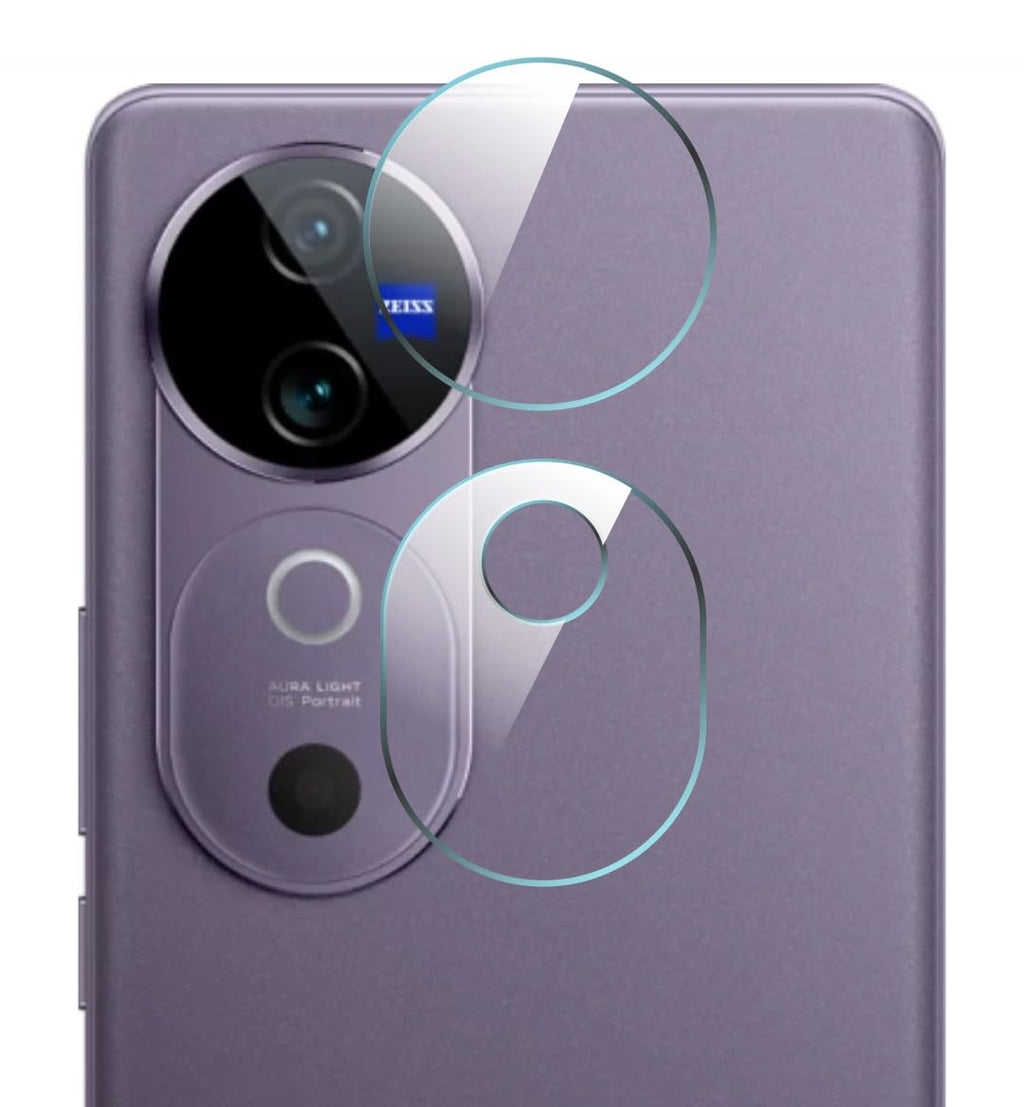 Back Camera Lens Screen Protector Compatible with Vivo v40 Anti Shock/Anti-Scratch/Clear/Camera Tempered Glass