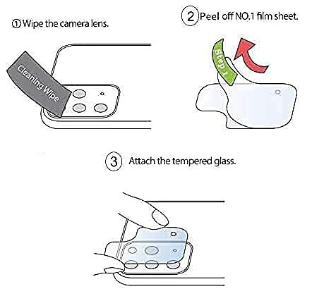Back Camera Lens Screen Protector Compatible with Vivo v40 Anti Shock/Anti-Scratch/Clear/Camera Tempered Glass