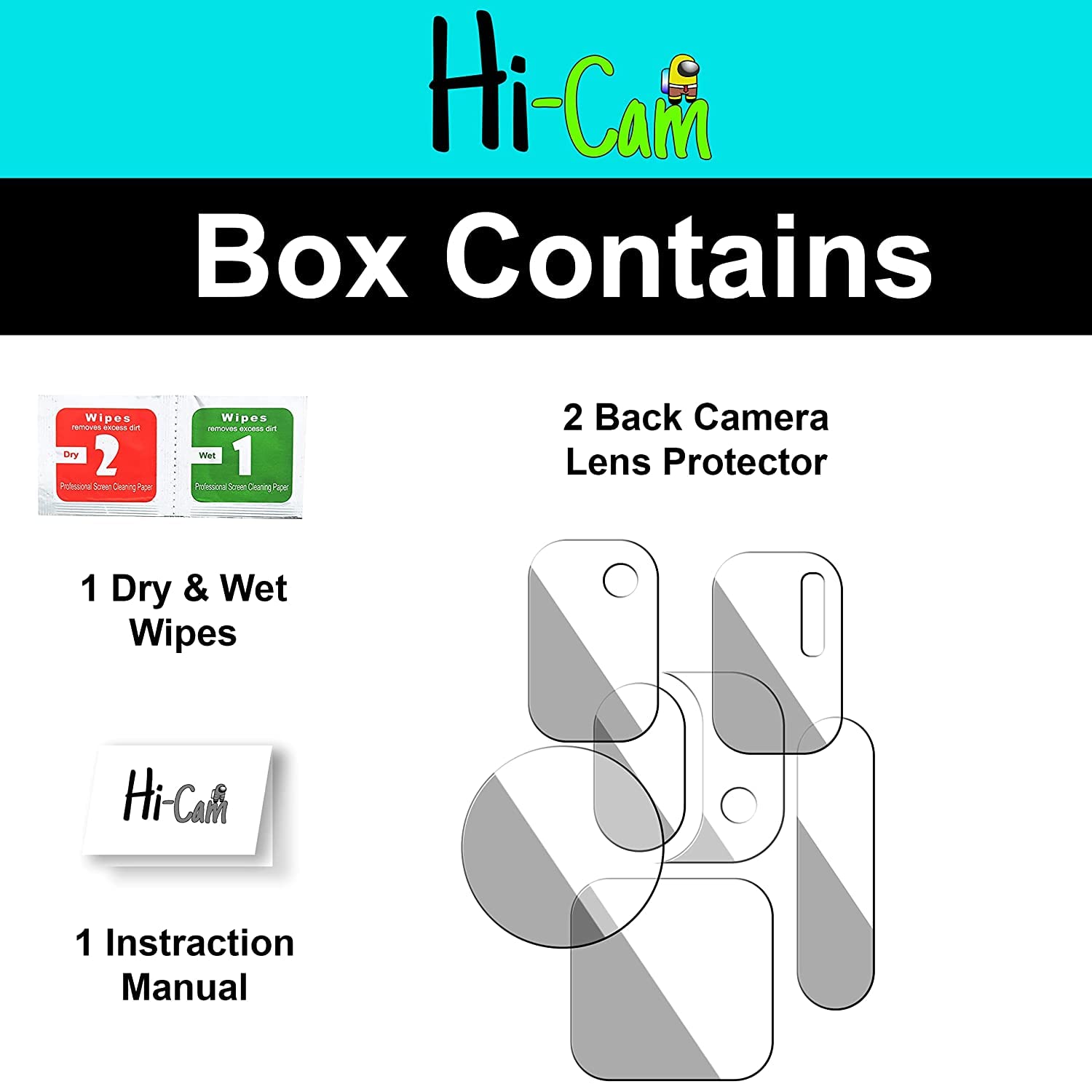 Back Camera Lens Screen Protector Compatible with Vivo v40 Anti Shock/Anti-Scratch/Clear/Camera Tempered Glass