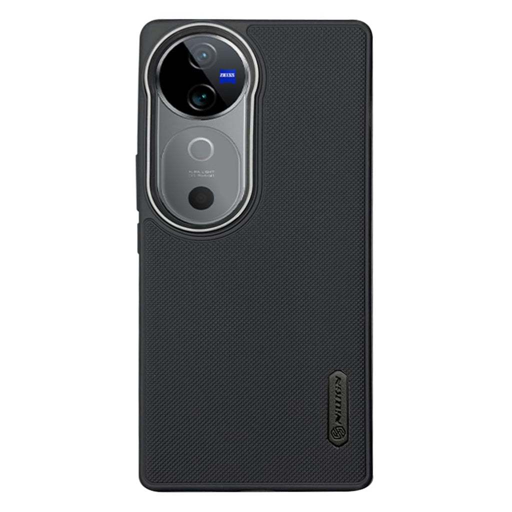 Super Frosted Shield Pro Soft Mobile Back Case for Vivo V40 / Vivo V40 Pro/Vivo T3 Ultra 5G | Shockproof Scratchproof Cover | Black