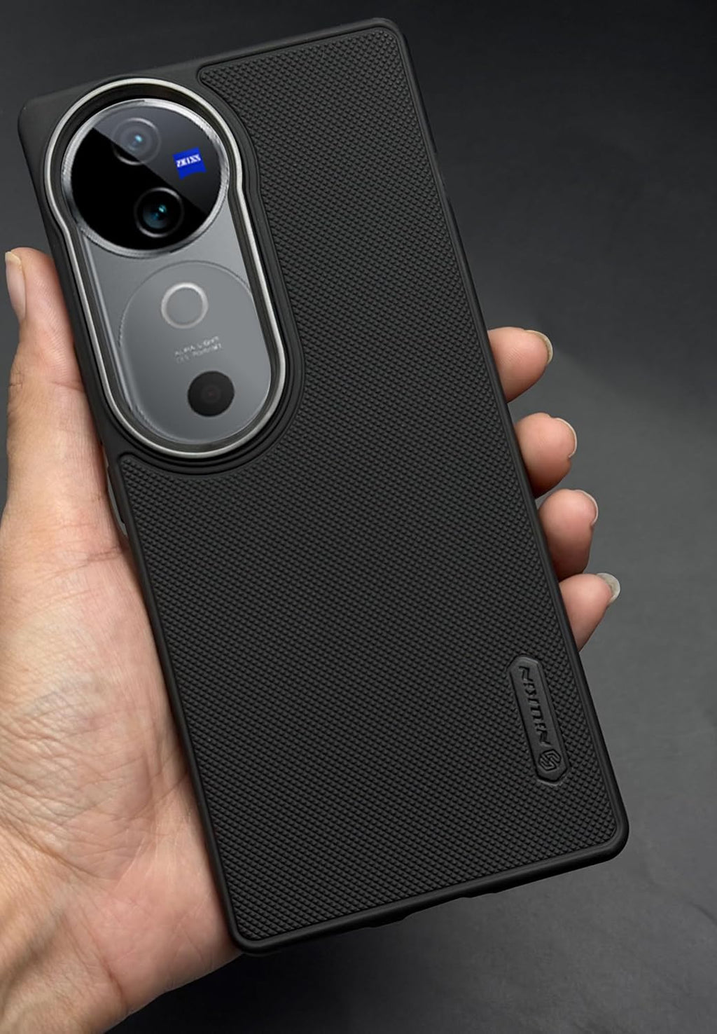 Super Frosted Shield Pro Soft Mobile Back Case for Vivo V40 / Vivo V40 Pro/Vivo T3 Ultra 5G | Shockproof Scratchproof Cover | Black