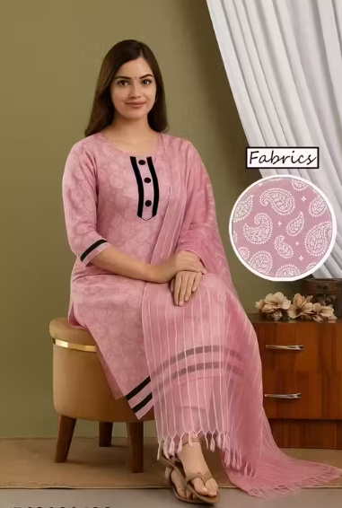 New design kurta for women kurta with pant dupatta set