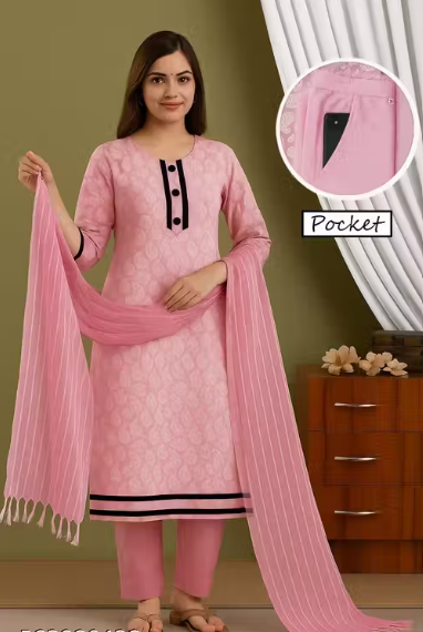 New design kurta for women kurta with pant dupatta set