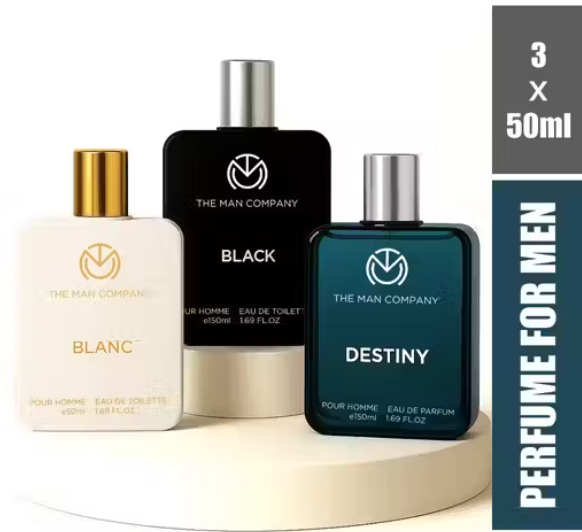 The Man Company Power Trio 50ml x 3 | Premium Long-Lasting Deo Perfume Body Spray | Perfume for Men