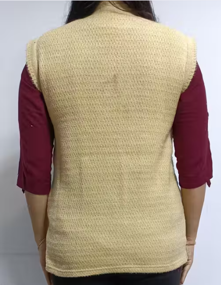 Sleeveless winter cardigans for women