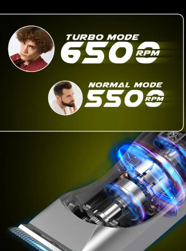 VGR V-290 Professional Hair Clipper with LED Display Trimmer 120 min Runtime 4 Length Settings  (Gold)