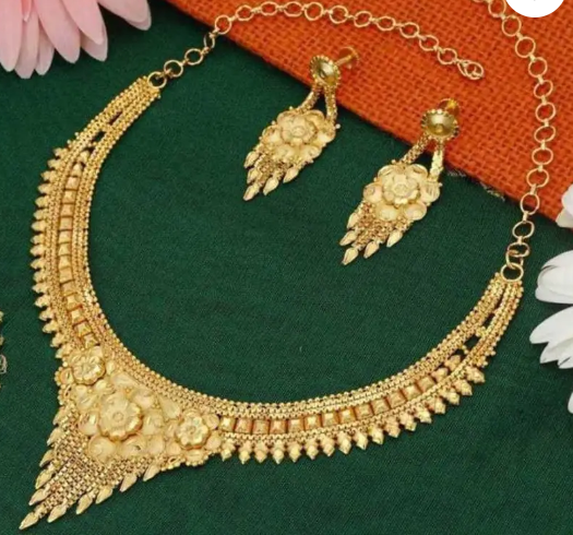 Brass, Alloy Gold-plated, Brass Gold Jewel Set  (Pack of 1)