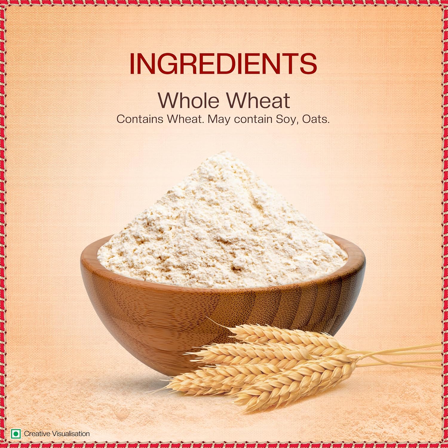 Aashirvaad Shudh Chakki Atta, 5kg Pack, 100% Whole Wheat Flour, 0% Maida