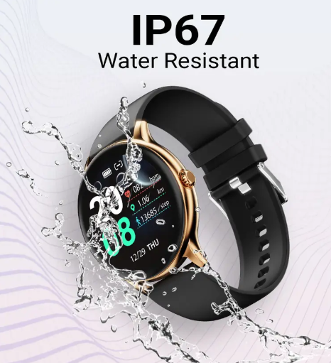 Fire-Boltt Hurricane 33.02mm (1.3) Curved Glass Display with BT Calling, 100+ Sports Modes Smartwatch  (Black Strap, Free Size)