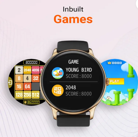 Fire-Boltt Hurricane 33.02mm (1.3) Curved Glass Display with BT Calling, 100+ Sports Modes Smartwatch  (Black Strap, Free Size)