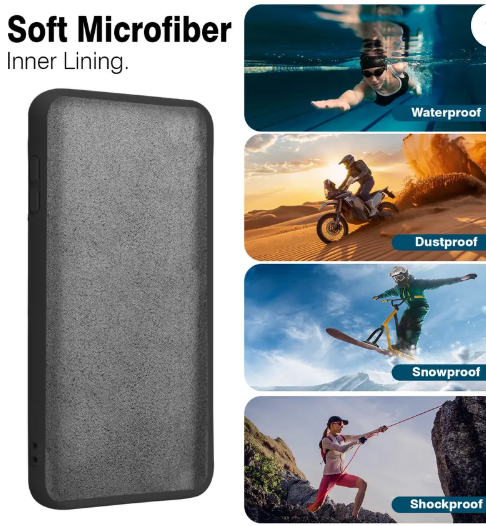 Back Cover for vivo V40 Pro 5G, Liquid Silicone Case inner Microfiber Cloth  (Black, Camera Bump Protector, Silicon, Pack of: 1)