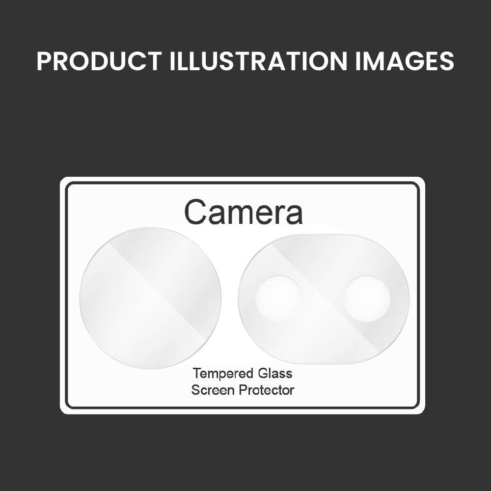 ArmourPro Premium Camera Lens Protector Tempered Glass Compatible For Vivo V40 (6.78 Inches) With Edge To Edge Coverage (Full Transparent) (Pack of 1)