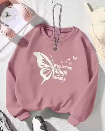 Trendy Printed Sweatshirts For Women Hoodie