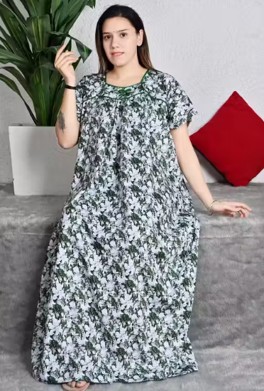Green Nighty Women Plus Size XXL TO 4XL