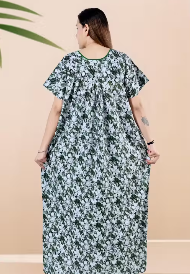 Green Nighty Women Plus Size XXL TO 4XL