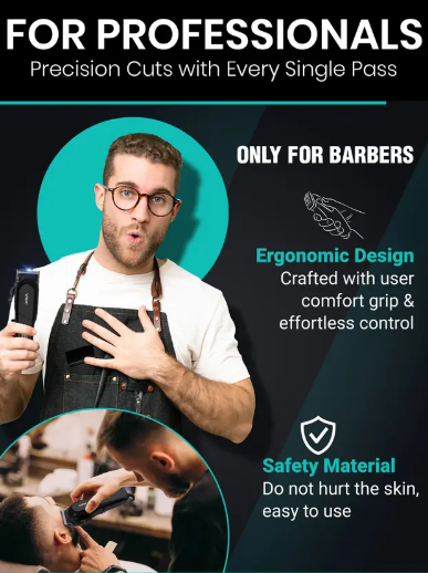 VGR V-118 Professional Hair Clipper with LED Display Trimmer 200 min Runtime 6 Length Settings  (Black)