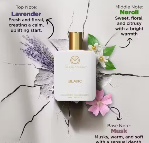 The Man Company BLACK and BLANC Perfume - 50ml X 2 | Long-Lasting Deo Perfume Body Spray