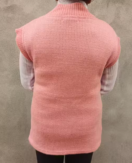 Sleeveless Sweater for Women with Pockets Cardigan Winter wear Sweaters for Ladies