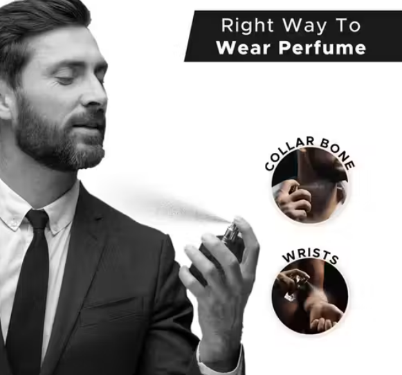 The Man Company BLACK and BLANC Perfume - 50ml X 2 | Long-Lasting Deo Perfume Body Spray