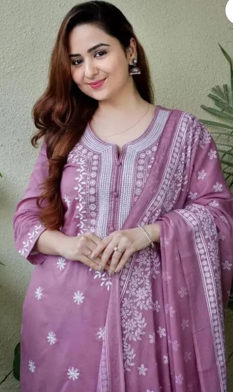 Women Viscose Rayon Kurta Pant Dupatta Set