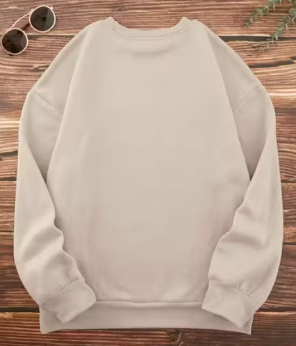 Peace Love Coffee Printed Oversized Sweatshirt for Women | Trendy Winter Wear Casual Pullover