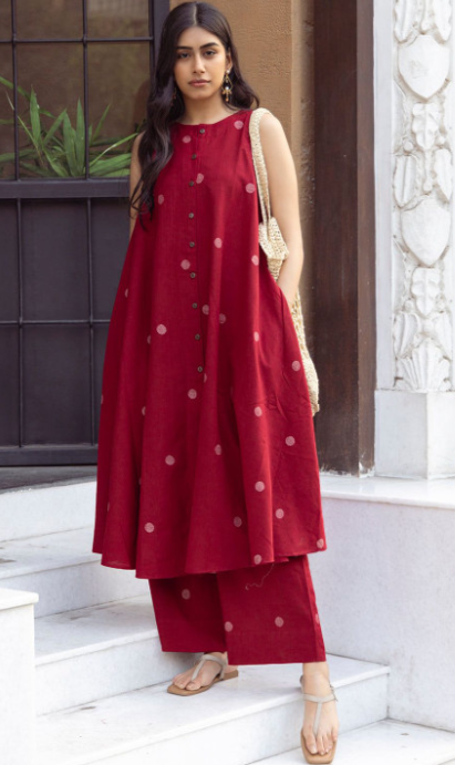 Women Printed Regular Kurta with Palazzos