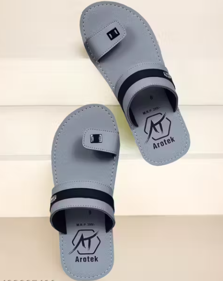 AROTEK Men Daily Use Flip-Flop Slipper | Casual Wear Printed Chappal | Home & Office Use Chappal