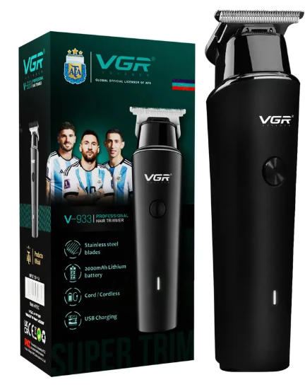 VGR V-933 Trimmer 500 min Runtime 4 Length Settings  (Black)