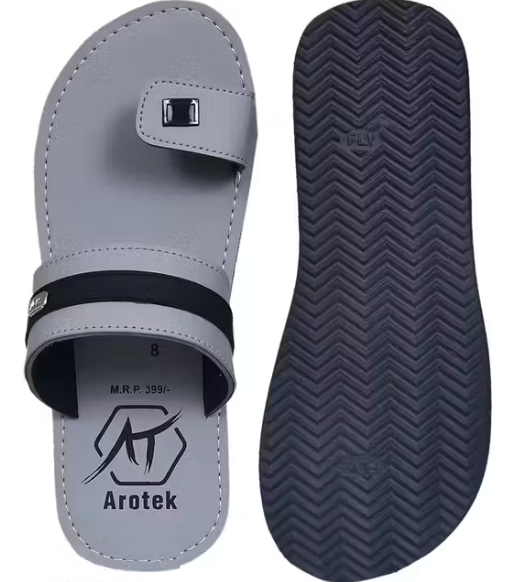 AROTEK Men Daily Use Flip-Flop Slipper | Casual Wear Printed Chappal | Home & Office Use Chappal