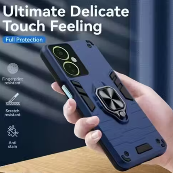 Shock Proof Armour Back Cover for One Plus Nord CE3 lite 5G (Blue)