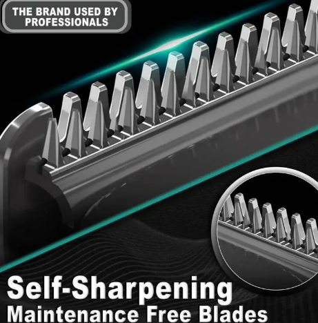 VGR V-933 Trimmer 500 min Runtime 4 Length Settings  (Black)