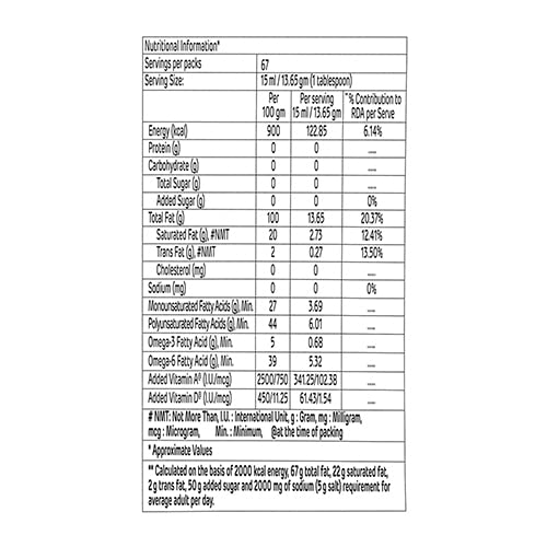 FORTUNE Xpert Total Balance Oil