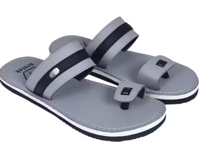 AROTEK Men Daily Use Flip-Flop Slipper | Casual Wear Printed Chappal | Home & Office Use Chappal