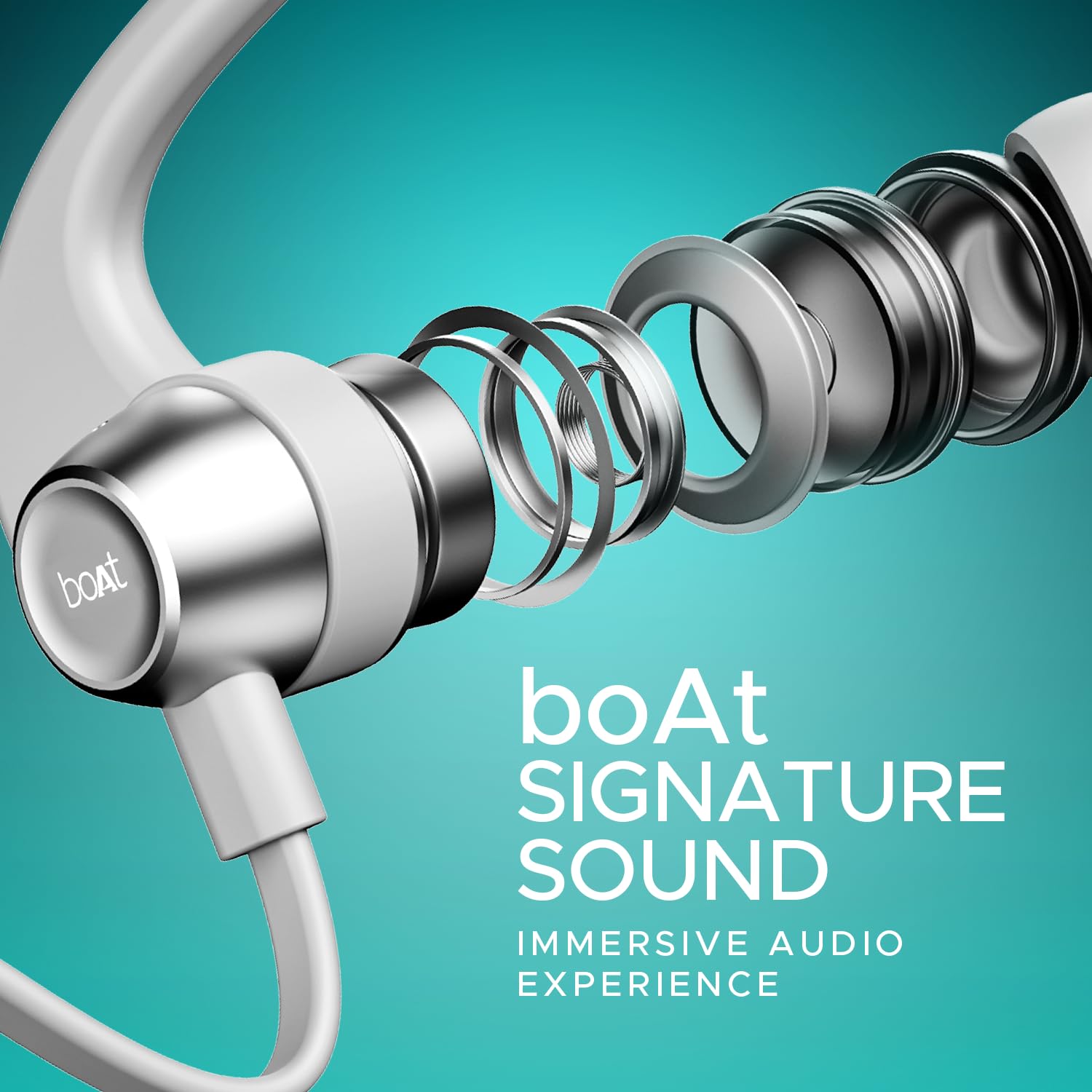 boAt Rockerz 255 Pro+, 60H Battery, Fast Charge, IPX7, Dual Pair,Low Latency,Magnetic Buds, Stream Ad Free Music via App Support, in Ear Bluetooth Neckband, Wireless with Mic Earphones (Moon White)