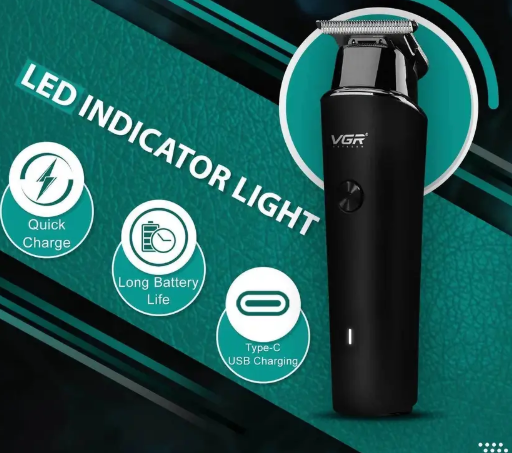 VGR V-933 Trimmer 500 min Runtime 4 Length Settings  (Black)