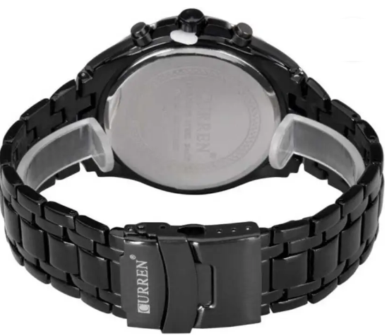 Amazing Analog Watch for Men Pitch Black DMC-004