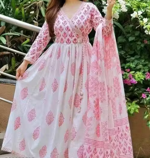 ANARKALI KURTI WITH DUPATTA
