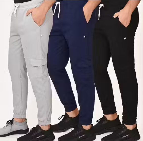 Joggers Track For Men's Wear | Trendy Casual Pants for Men (Pack of 3)