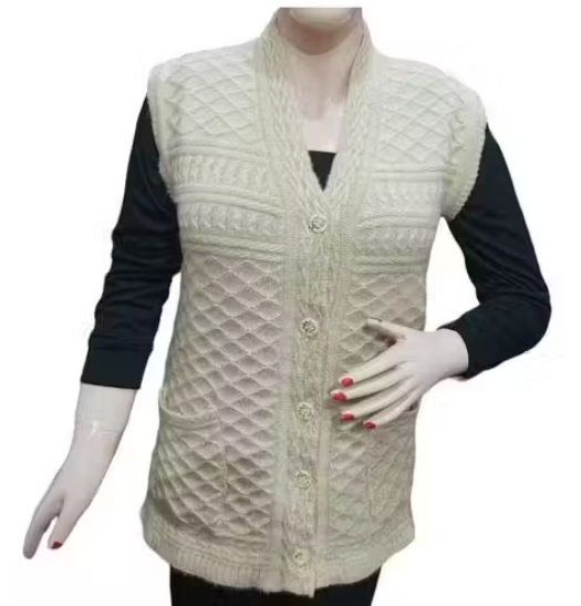 Women Cardigans Sweater Sleevless