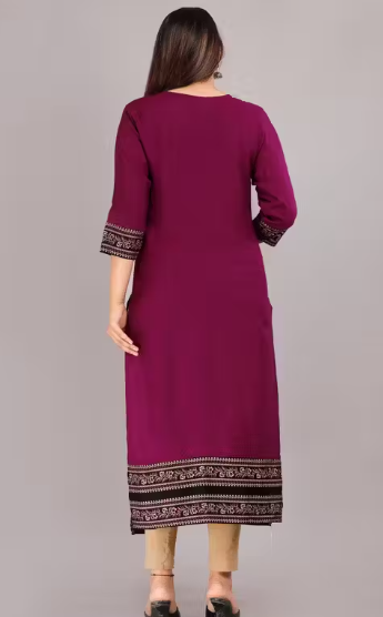 Worked with worked laces Kurti for Women highest demanding latest stylish