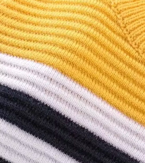 Boys Striped Round Neck Yellow Sweater Boy & Girls Wool Sweaters Pack Of 1