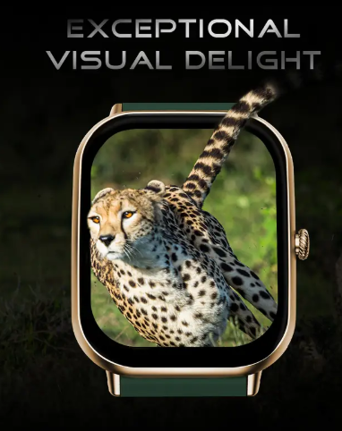 Fire-Boltt Hunter 51.1mm (2.01) HD Display Buetooth Calling with Single Chipset, Metal Body Smartwatch  (Green Strap, Free Size)