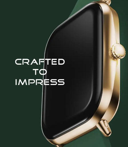 Fire-Boltt Hunter 51.1mm (2.01) HD Display Buetooth Calling with Single Chipset, Metal Body Smartwatch  (Green Strap, Free Size)