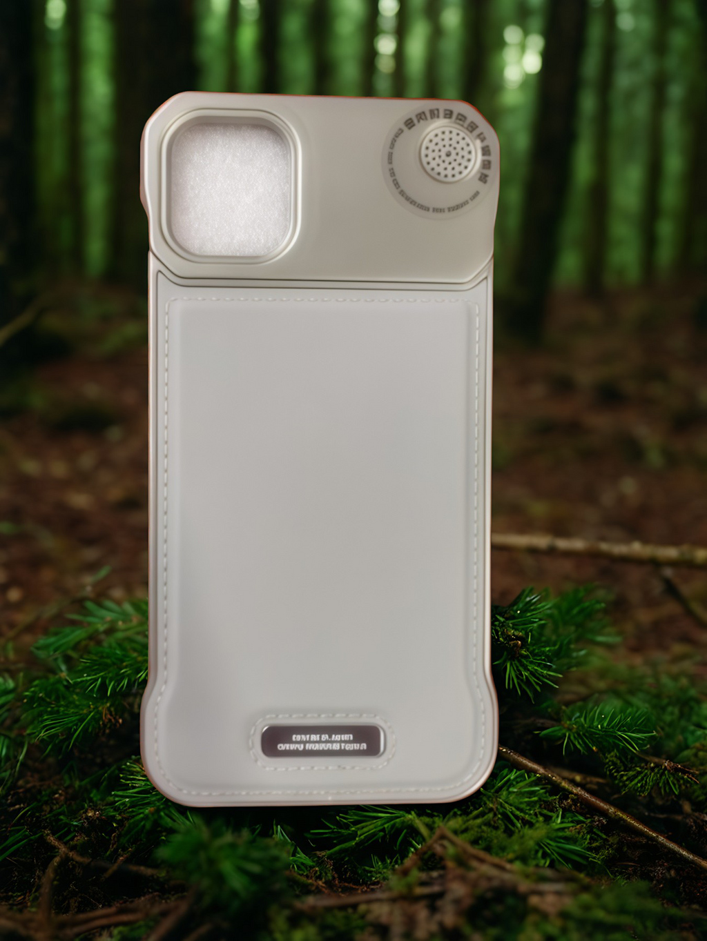 Premium Metallic AeroFLex Leather Case Cover with Aroma Perfume Cover Compatible for iPhone Series(14 - 16)