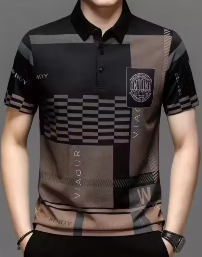 Men's Regualr Fit Cotton Blend Half Sleeve Polo T-Shirt