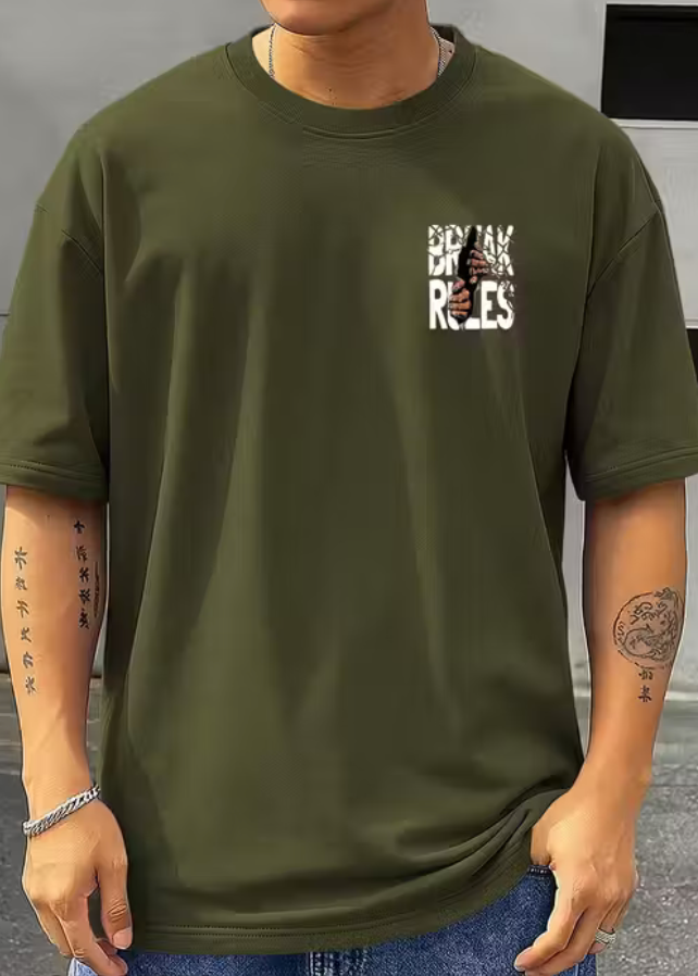 Free Style Oversized Men Tshirt|Men Printed Round neck Tshirt|Men Graphic print Tshirt|Men Oversize Tshirt
