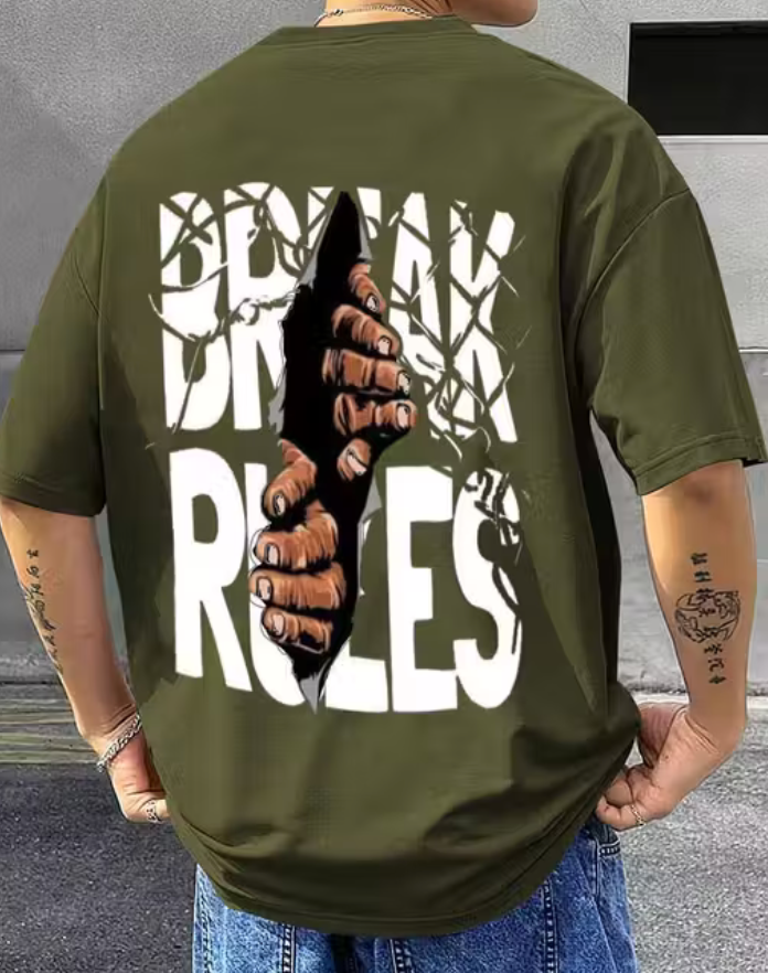 Free Style Oversized Men Tshirt|Men Printed Round neck Tshirt|Men Graphic print Tshirt|Men Oversize Tshirt