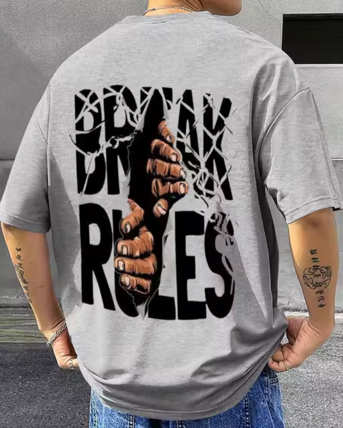 Free Style Oversized Men Tshirt|Men Printed Round neck Tshirt|Men Graphic print Tshirt|Men Oversize Tshirt