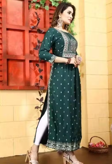 Women Straight Printed Kurti